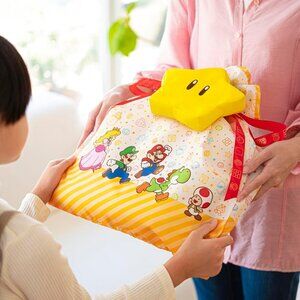 Super Mario Reusable Tote Eco Bag Nintendo Tokyo Gift Wrapping Japan Wrap